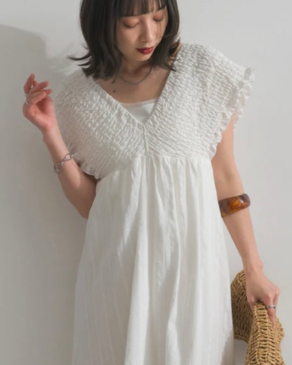 Mina shirring dress 2.0