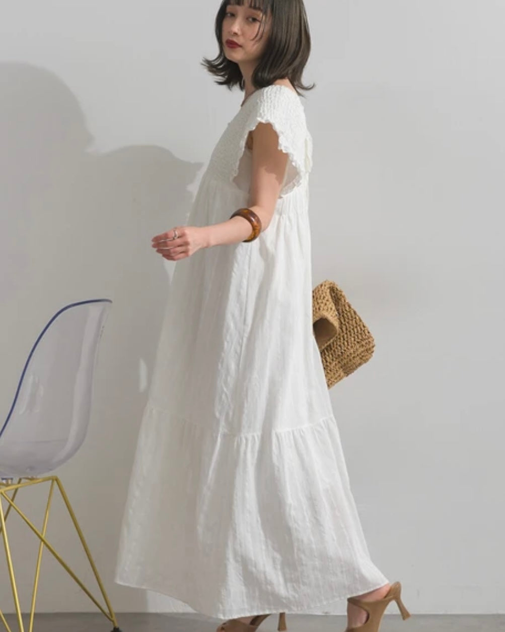 Mina shirring dress 2.0