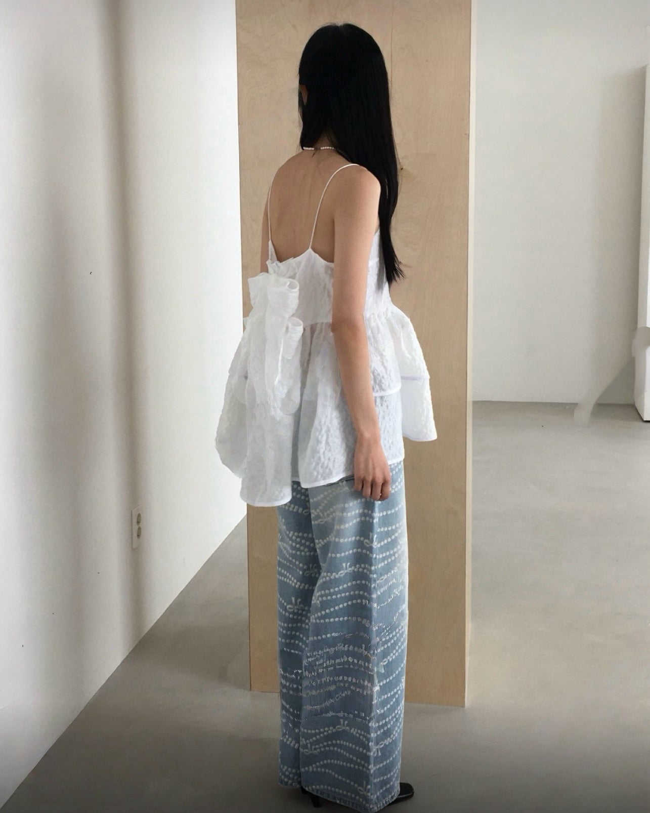 Double ribbon camisole