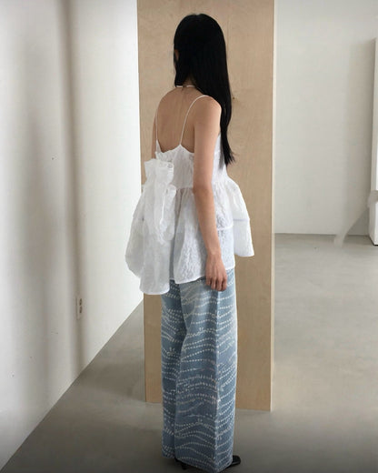 Double ribbon camisole