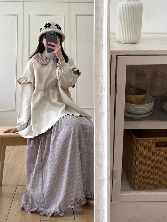 Syringa ruffle skirt