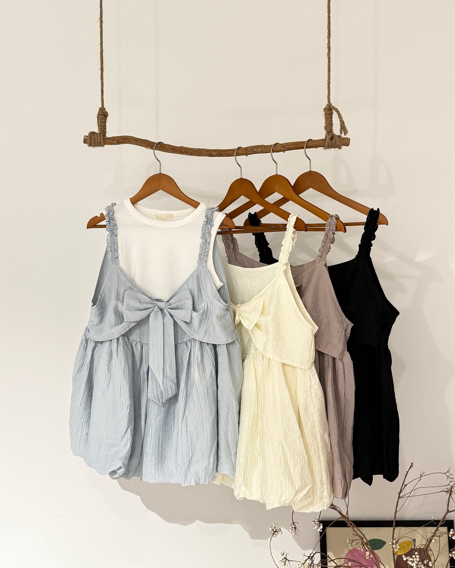 Ribbon balloon vest set