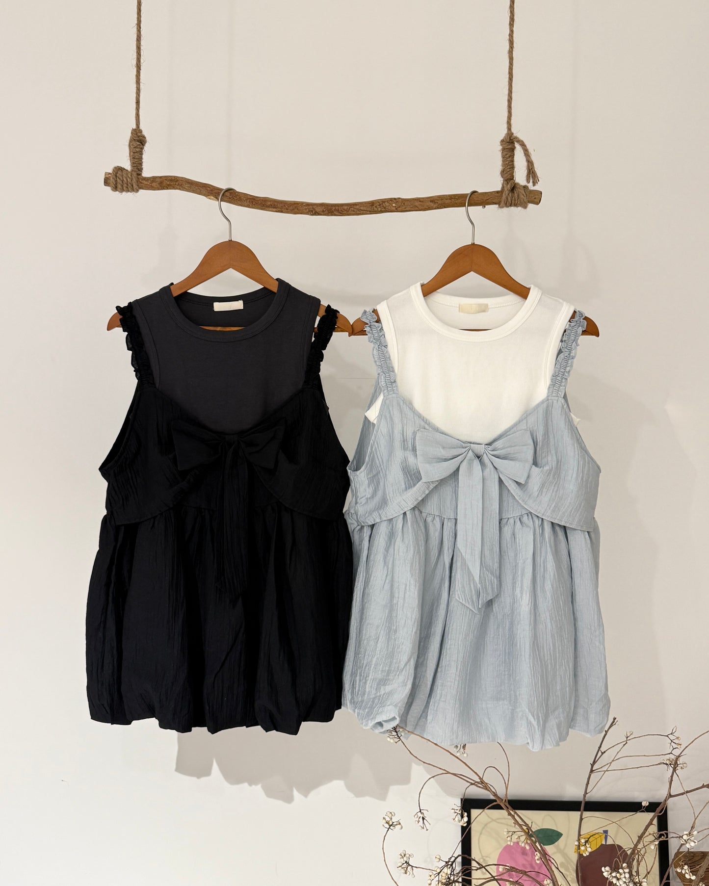 Ribbon balloon vest set
