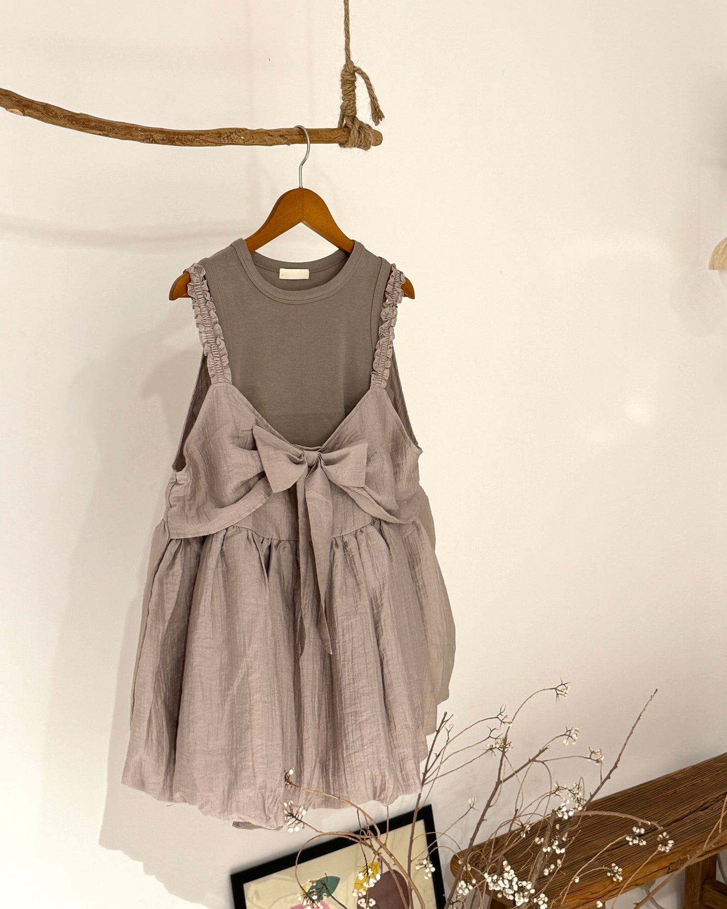 Ribbon balloon vest set