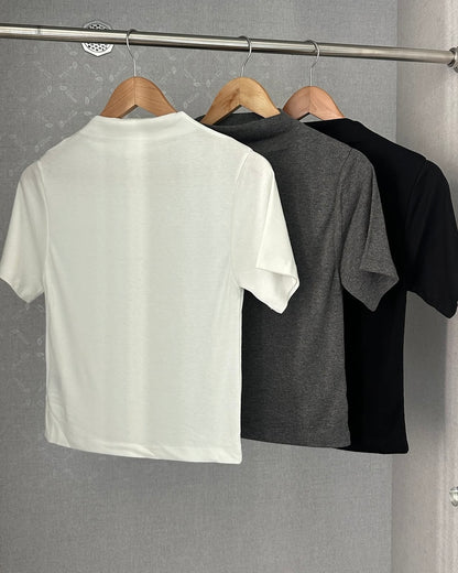 糯米糍高領tee