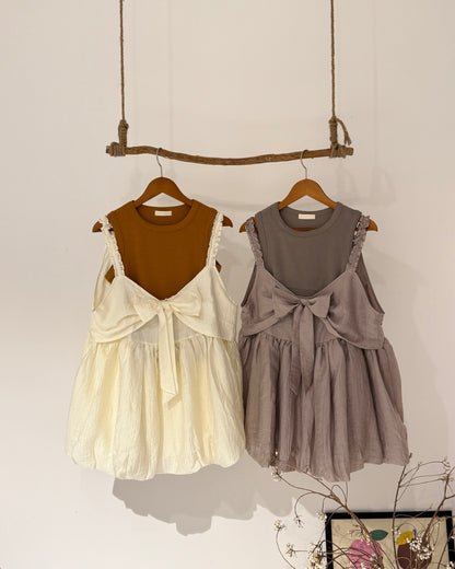 Ribbon balloon vest set