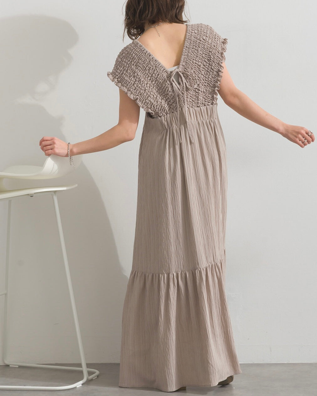 Mina shirring dress