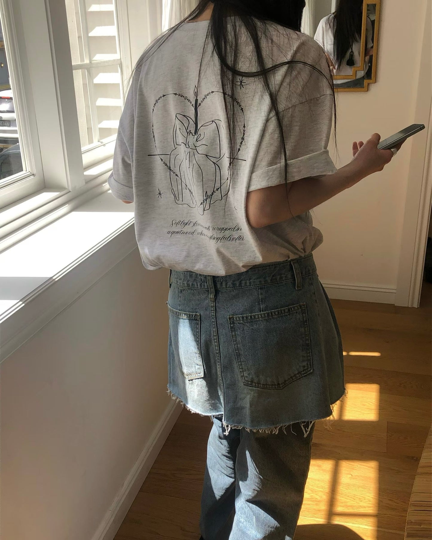 Ribbon cake tee
