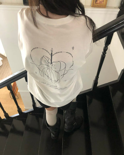 Ribbon cake tee