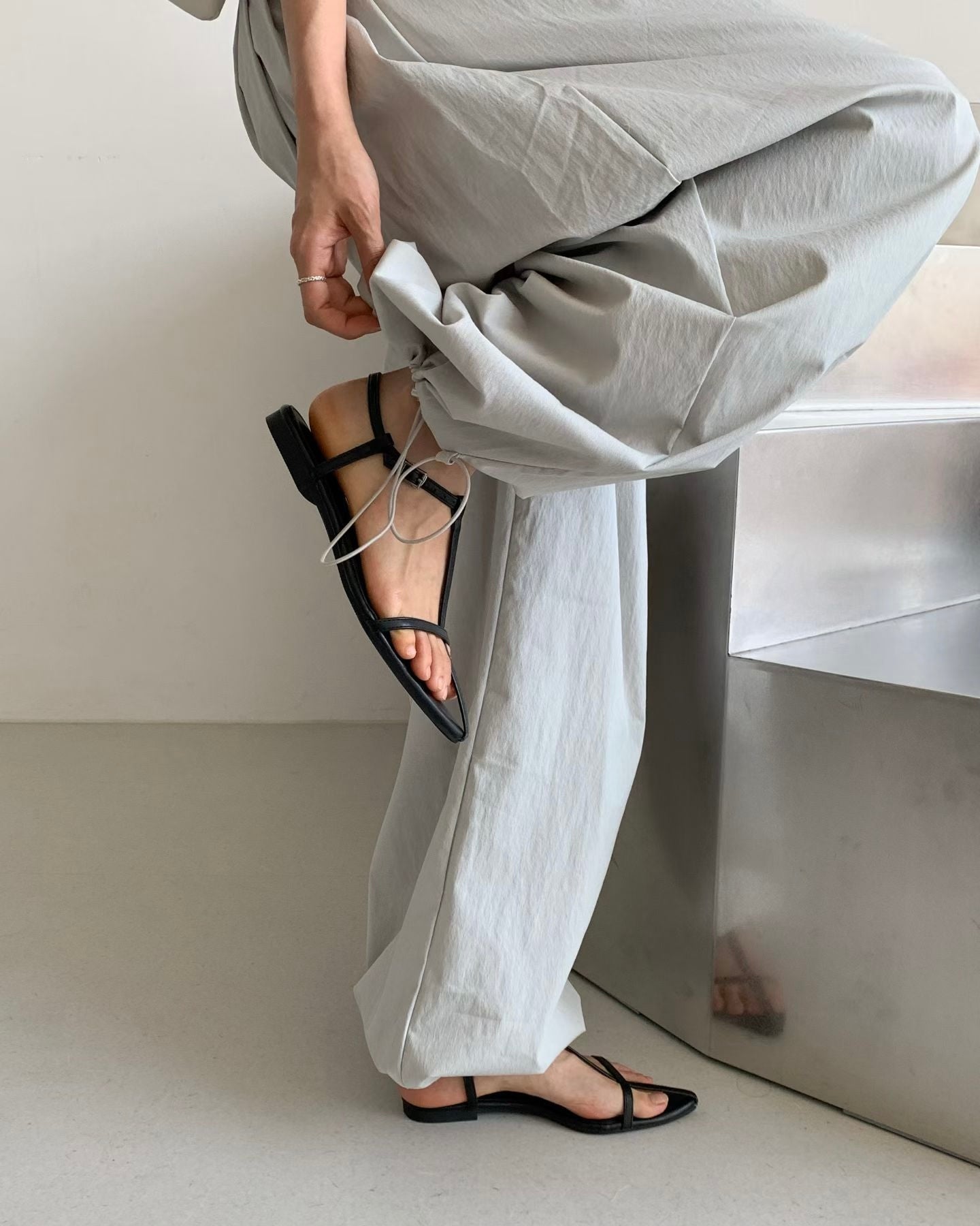 Drawstring cargo pants