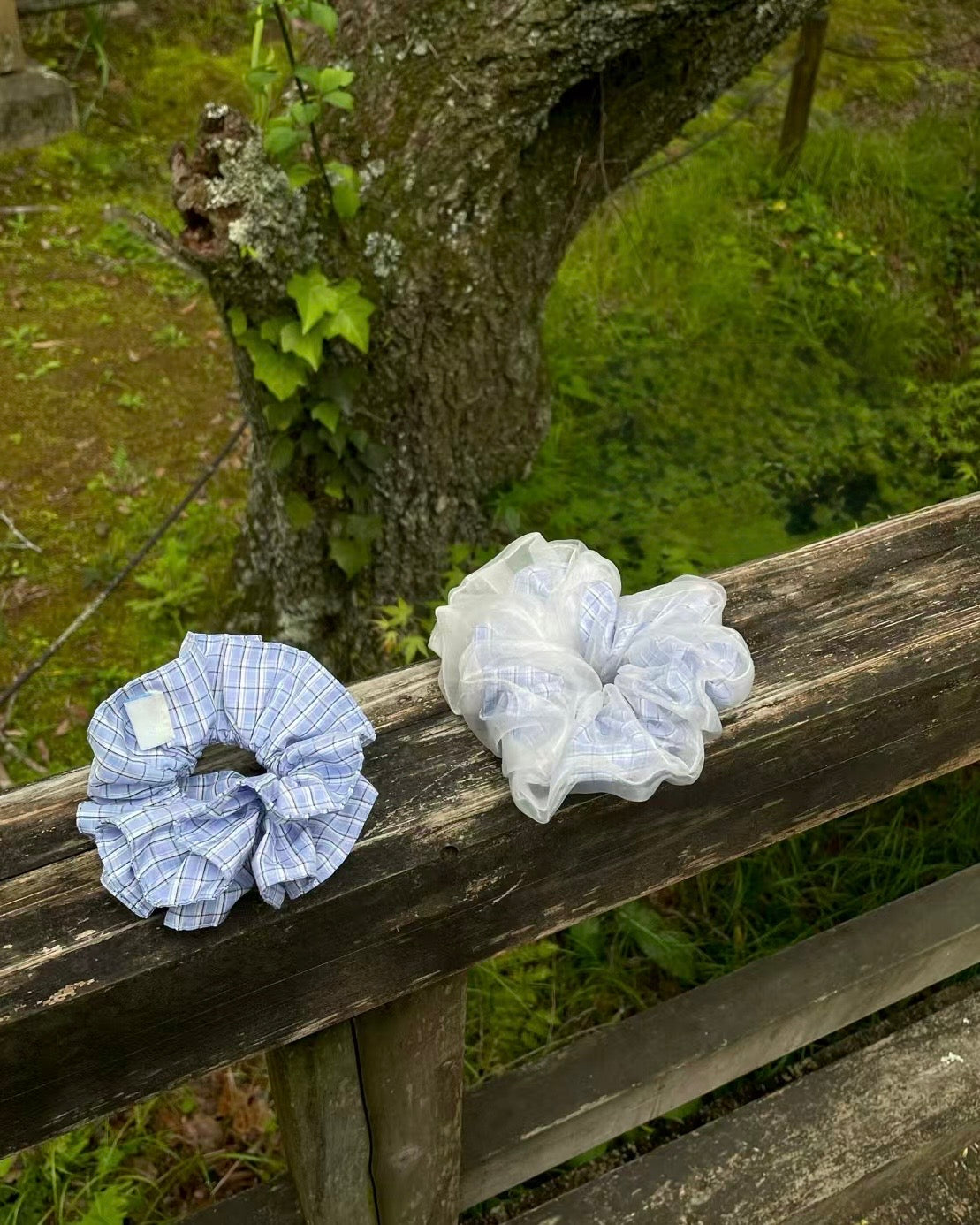 Bean sprout scrunchie🌱