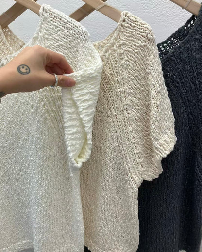 Circle knit top