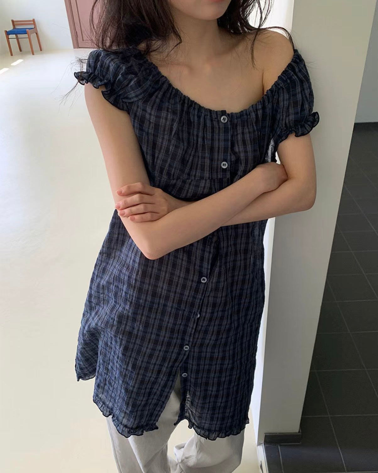 Woody ruffle dress