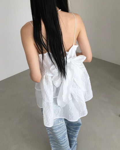 Double ribbon camisole