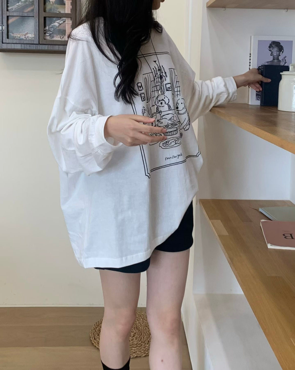 Doggies oversized tee(薄款)