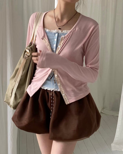 Jelly soft cardigan