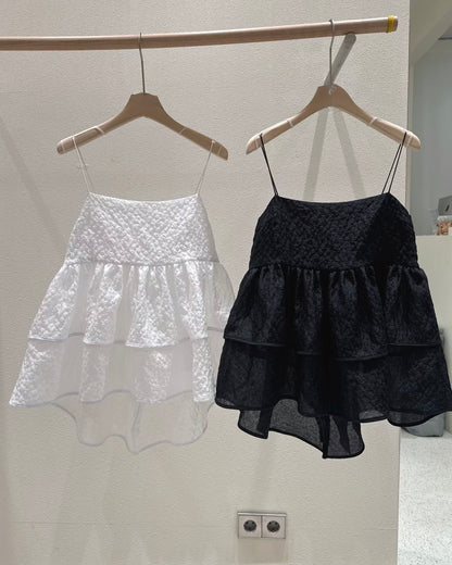 Double ribbon camisole
